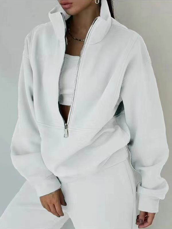 12459d4bbe38adafc80efa26186b5c5bc98be2c0ee78a28590b85a45c8f3facb Sweatshirt and sweatpants two-piece suit