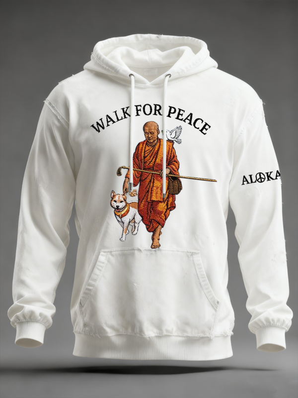 2aa48b9042de4e2d47a25699638751e9f4ad098e850e6059dc52ac1e718511ad Men's Walk For Peace Oversized Drop-Shoulder Hoodie With Pockets