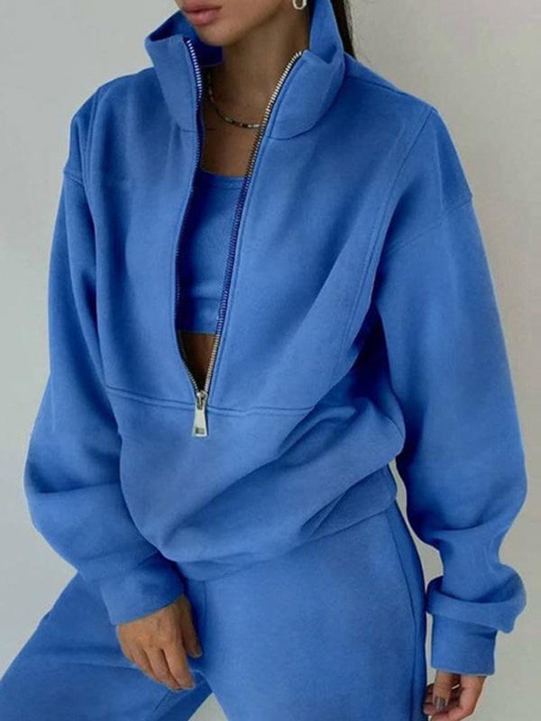 2e11135be8d1209c77f9629d1dc4b0734e5d401313eaaa8d1736e78b40b788d4 Sweatshirt and sweatpants two-piece suit