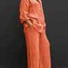 3223130d0ec1cbb4828aca0f485cc1c5a748d29e37aa31aebcc8174ecbc223cc Commuting style shirt top trouser leg pants suit