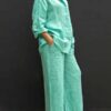 357b66b6165bc33b5d766fb25aa96e0bced9bae45cf346b7b83bae613c63bf09 Commuting style shirt top trouser leg pants suit