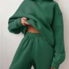 3ba27934a595070fda0a1e236a3031d759b79962fa5b1833496f427209b4e954 Casual fashion thickened long-sleeved sweatshirt and trousers two-piece set for women
