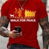 41be457b31857b3bf063bb6c0549b49fbaa04fe9492ad3670b220612d8c2e9eb Men's Walk For Peace With Aloka Printed T-shirt