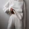 4ad5ca18aed851ad29d73728509a1edcc25a80d14d6b153a5f7ff38898776ead Casual fashion thickened long-sleeved sweatshirt and trousers two-piece set for women