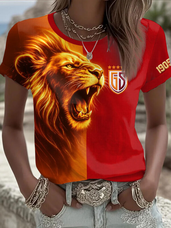52fb736b27a7e76a332bdf9d37af56e3977ac408306125306670d941238178ee Women's Turkey Football Print Casual T-Shirt