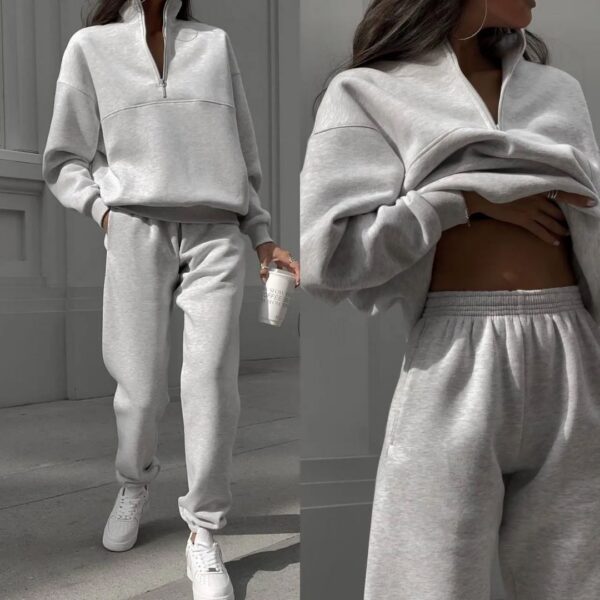 545fa04fc233a4907bcbe6e59f3e79c91437af794f9eee5fe68c795fc7d4710a Sweatshirt and sweatpants two-piece suit