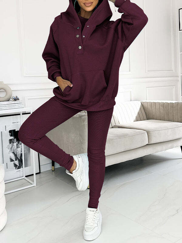 77a92bc668047c61de02111d6b594f8d6af8e7694ad580b6546c30c748b7e512 Casual and Comfortable Sweatshirt Suit