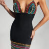 8175a4e55b965686593cad05af31f66f893bd1490278b057511fc3fbc54dc489 Genevieve Mini Dress In Black