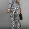 958f94ac94d2d594a849a686634461b99d2c84a8793c214048219d1d449afa3d Casual Leopard print Long Sleeve Tops and Trousers Suit