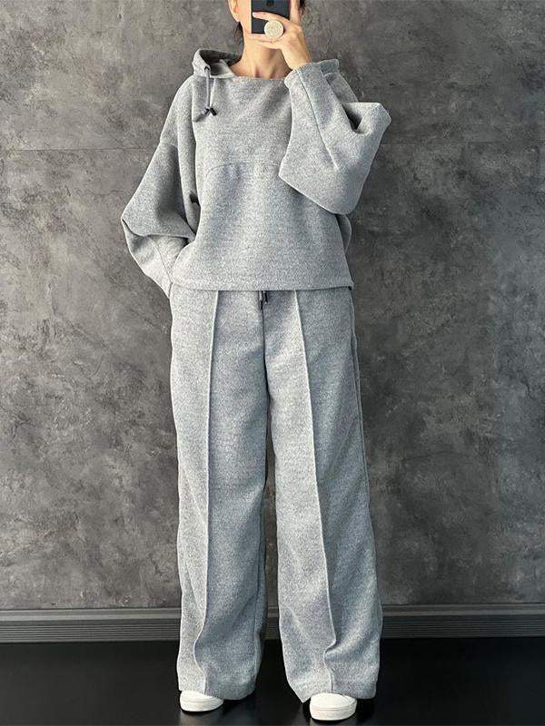 a355b43a9beeed5dc0dc3f90899303cdd1ca4affec30c1219541023fb9974569 Women's Casual Hooded Solid Color Suit