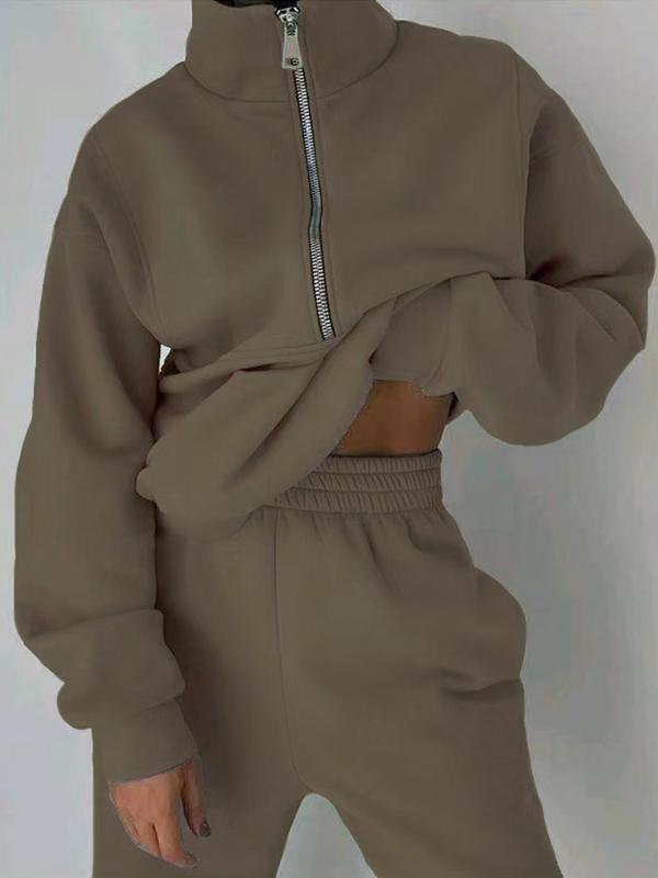 abfc7487c19e8a30a3fb9806f63c1bfabe1f6b3cd139d0014bc8ab8a2afbf437 Sweatshirt and sweatpants two-piece suit