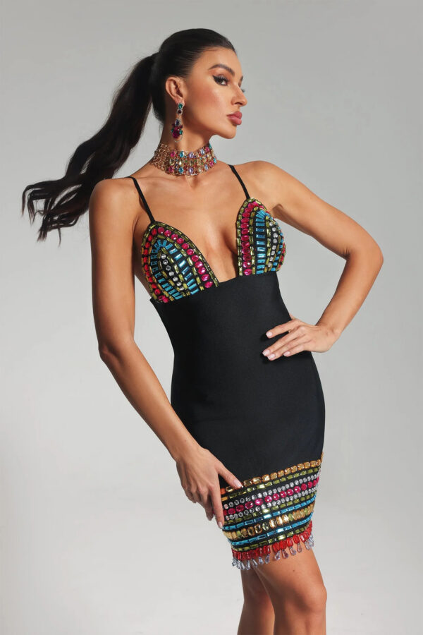 b8cf8ceea8952faae1dab5794f6a6aa2e89ca029f9a812b398f781530fde7087 Genevieve Mini Dress In Black