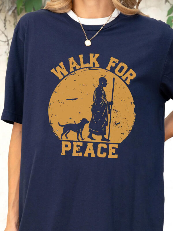 c9883f8530147072442b6a931e0de455980ec39726a9dc0ef58ee7b0124cffa2-2 Women's Monk Hiking Commemorative Print T-Shirt